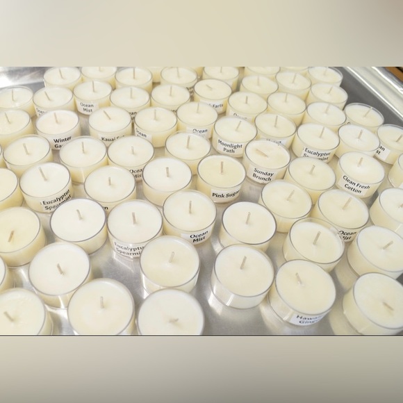 30 Pack aromatherapy natural soy candles, hand poured. - Picture 1 of 1